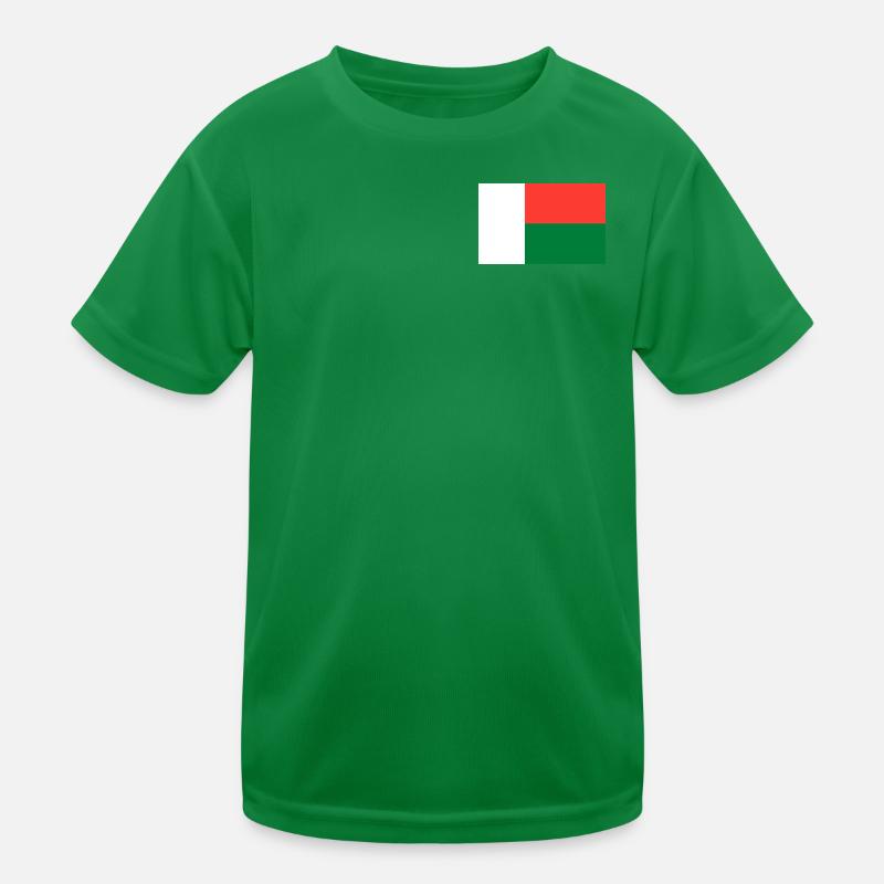 Madagaskar Flagge Kinder Funktions-T-Shirt