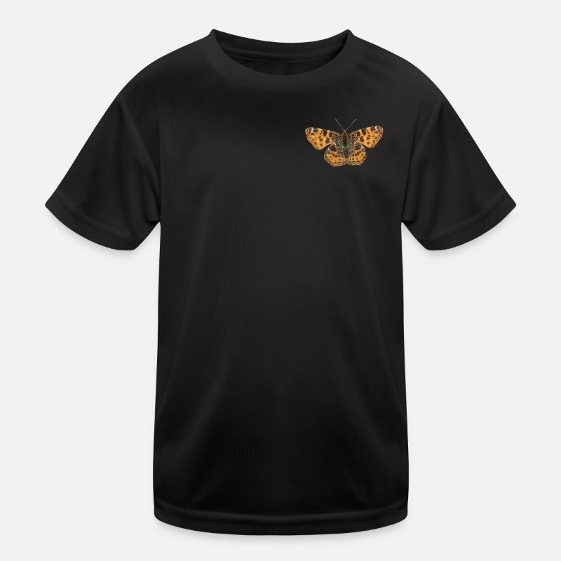 Schmetterling Landkärtchen Kinder Funktions-T-Shirt