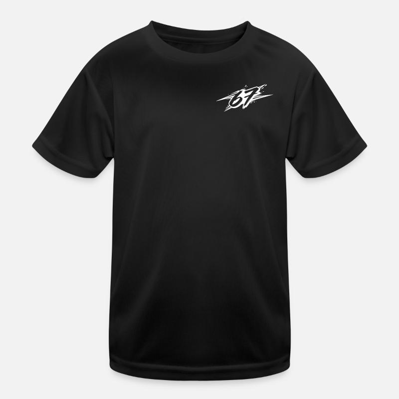 67 / Six Seven / 6-7 - Kids Functional T-Shirt - black