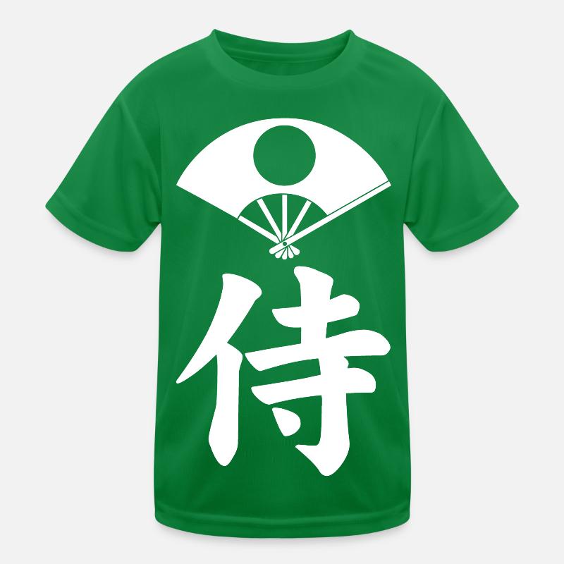 Samurai-Emblem des Satake-Clans (weiß) Kinder Funktions-T-Shirt