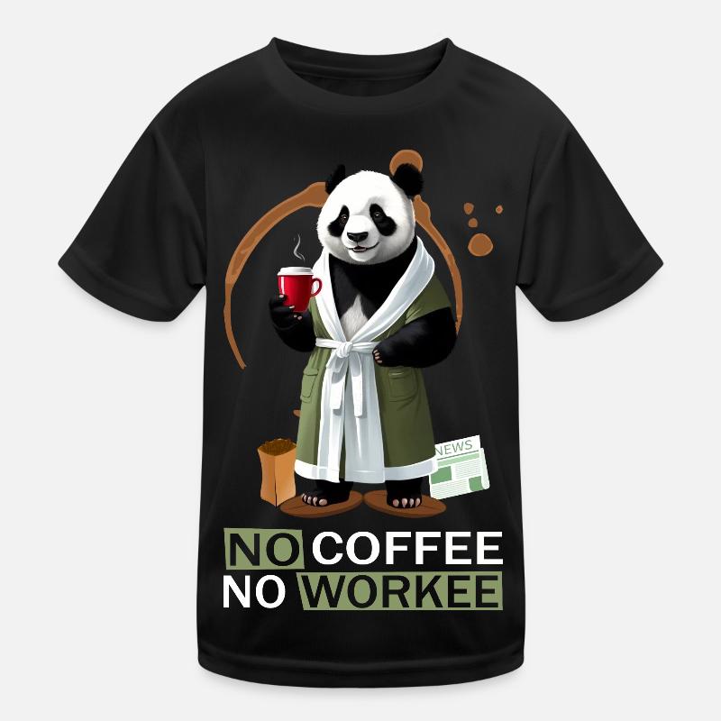 Panda en peignoir T-shirt sport Enfant
