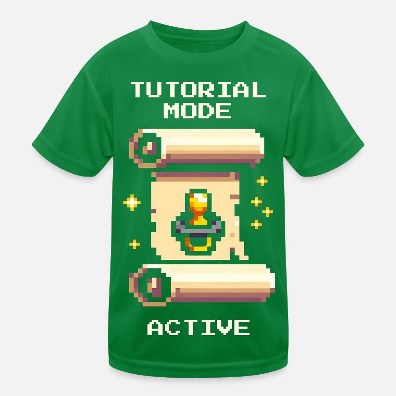Tutorial Mode Active | Parents at the learning level Kids Functional T-Shirt