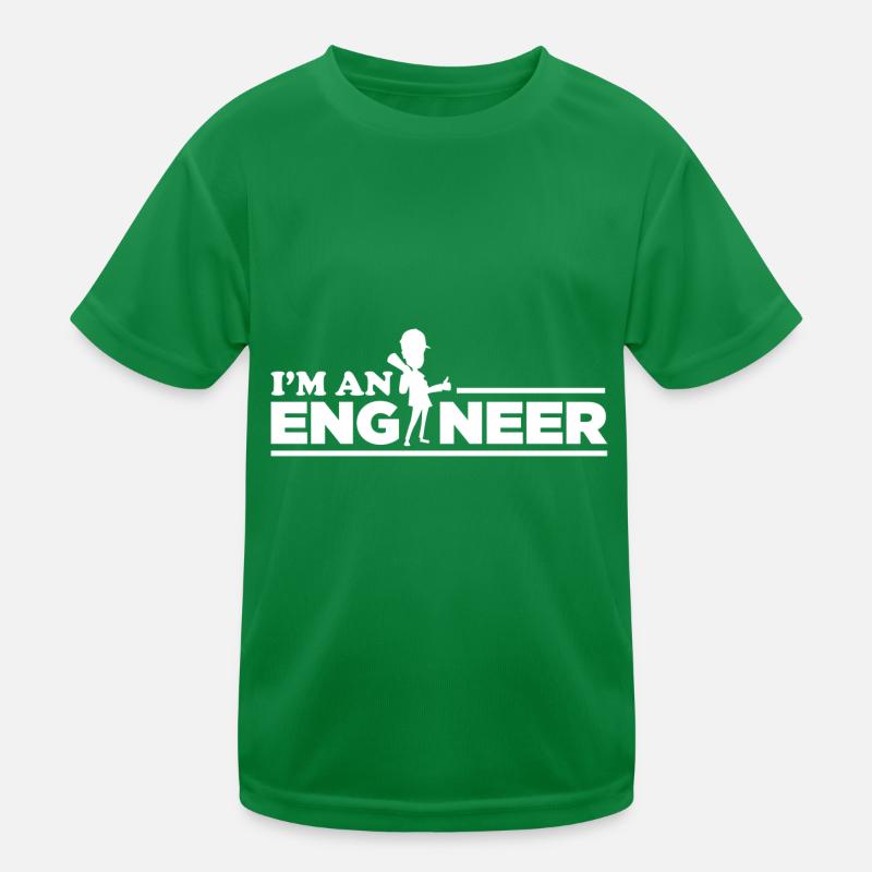 Ich bin ein Ingenieur! Kinder Funktions-T-Shirt