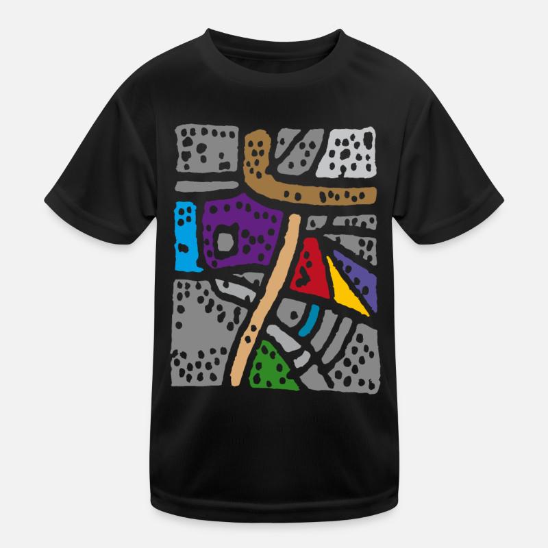 Couleurs Abstrait - Tapis T-shirt sport Enfant