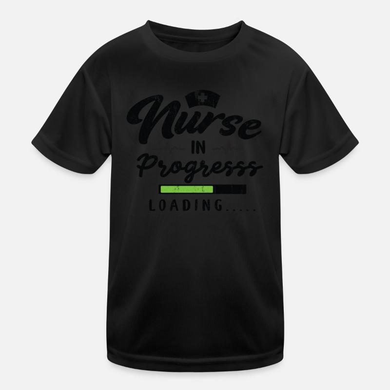 Krankenschwester In Bearbeitung Krankenschwester Kinder Funktions-T-Shirt