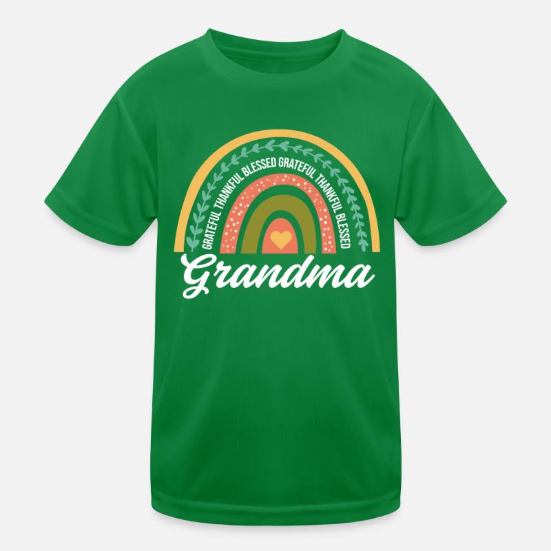 Großmutter-regenbogen-entwurf Für Nanny Der Mutter Kinder Funktions-T-Shirt