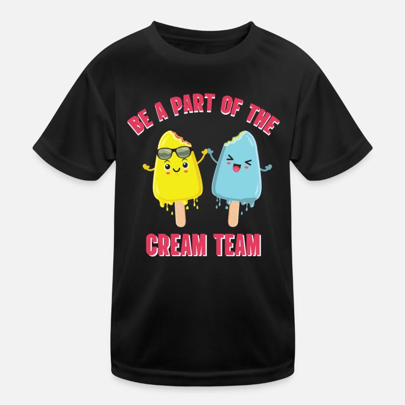 Faites partie de l’équipe Cream For Frozen T-shirt sport Enfant