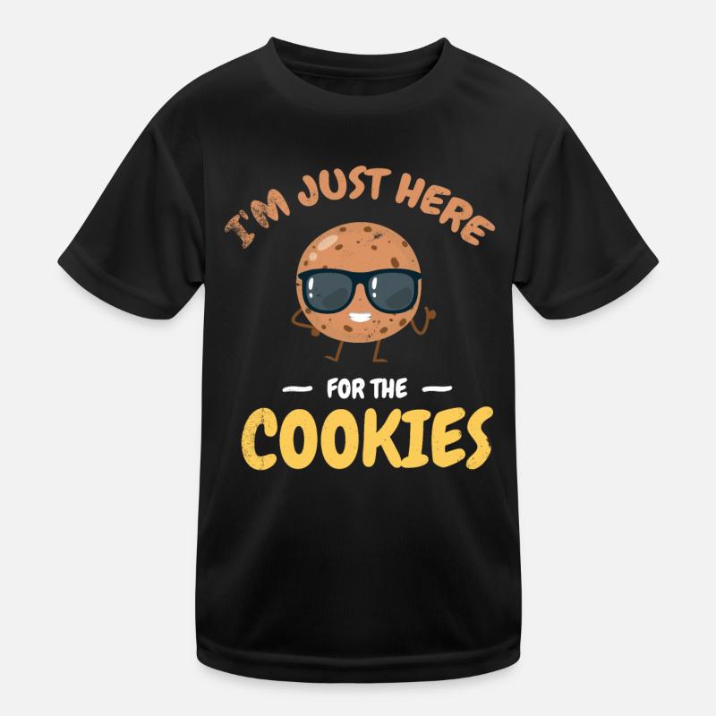 Je ne suis qu’à cause des biscuits à boulanger ou à cuire T-shirt sport Enfant