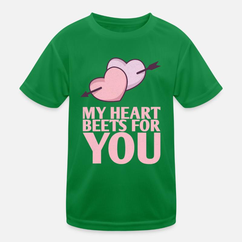 Mes betteraves de cœur pour vous Conception de mariage pour la mariée T-shirt sport Enfant