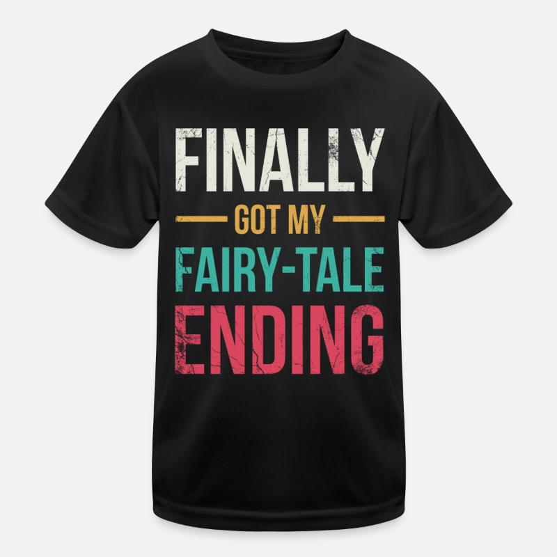 Endlich Mein Märchen-ende-ehe-design Kinder Funktions-T-Shirt