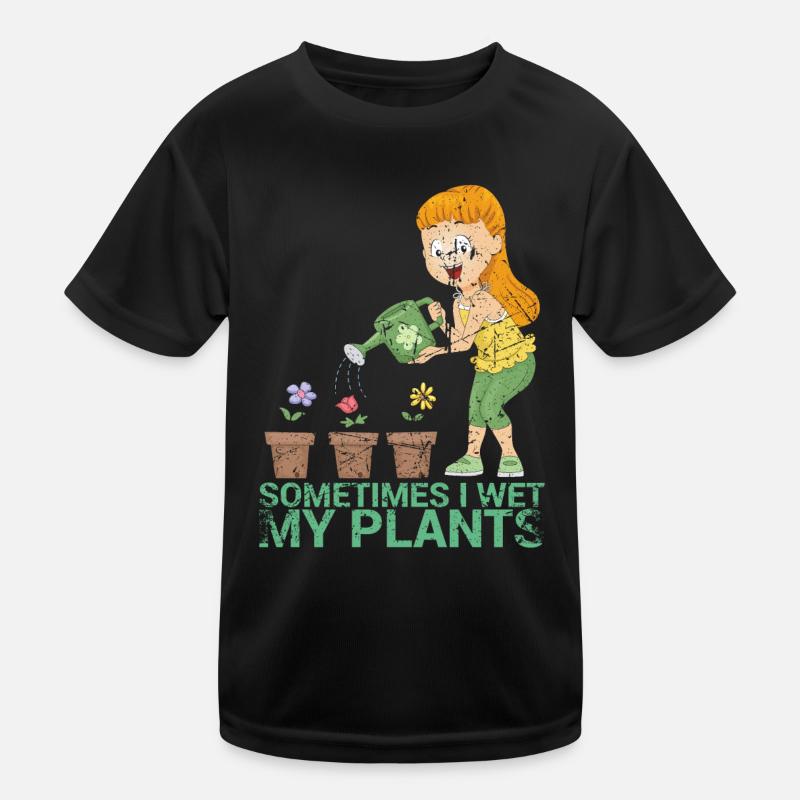 Parfois, j’humidifie la conception de ma plante pour T-shirt sport Enfant