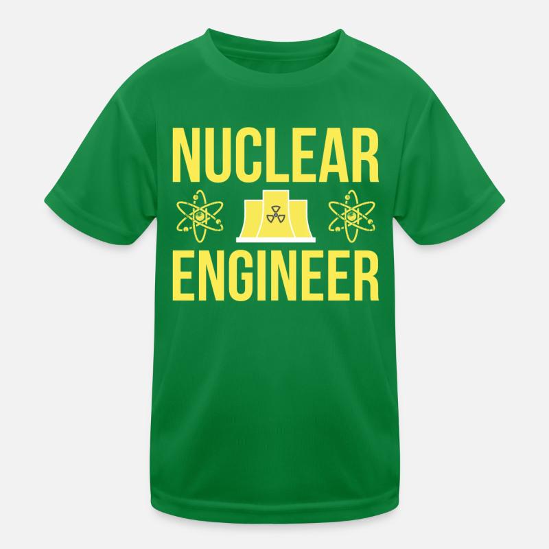 Nuclear Engineer Kids Functional T-Shirt
