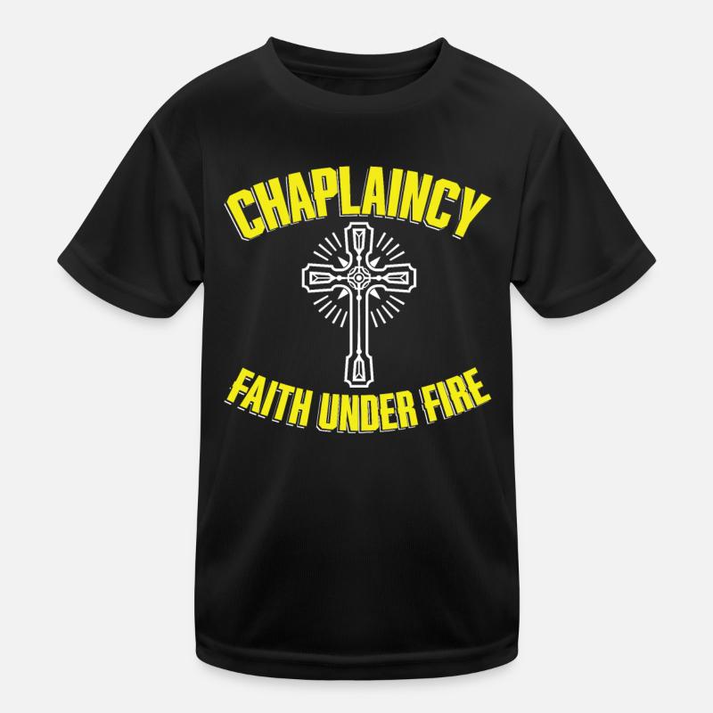 Pastoral Care Faith Under Attack, Chaplain Kids Functional T-Shirt