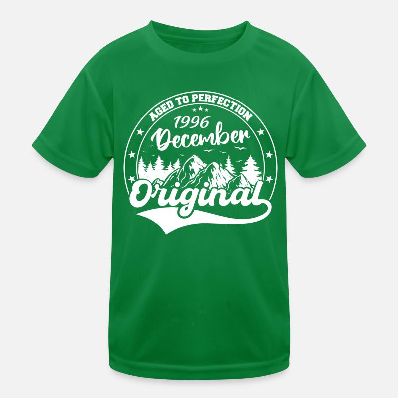 Décembre 1996 Anniversaire Décembre 1996 Décembre T-shirt sport Enfant