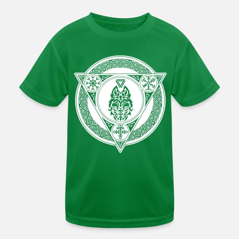 Sternzeichen Wikingerfuchs Kinder Funktions-T-Shirt