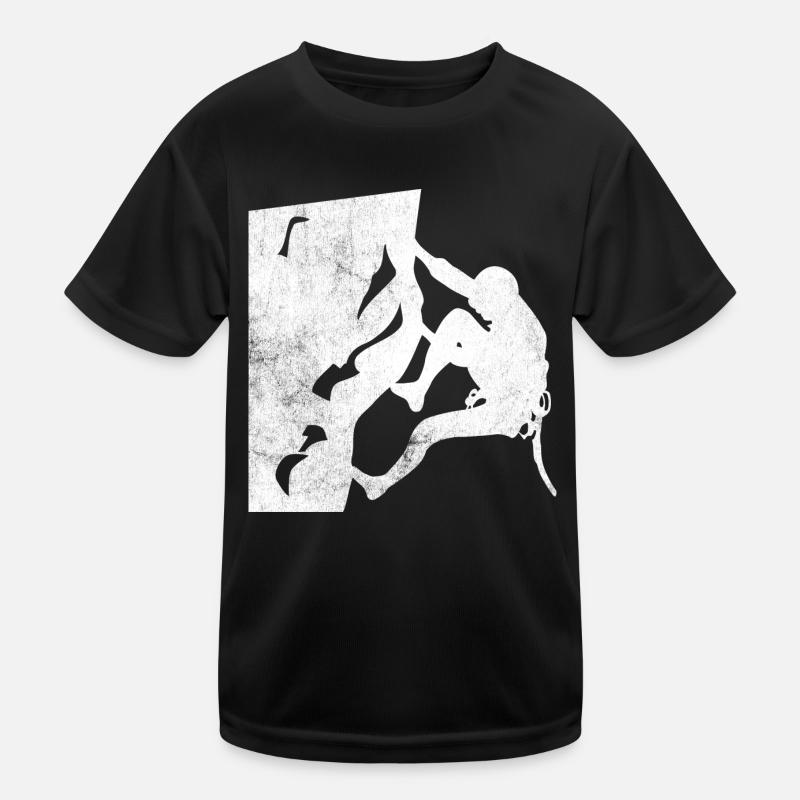 Klettern Kinder Funktions-T-Shirt