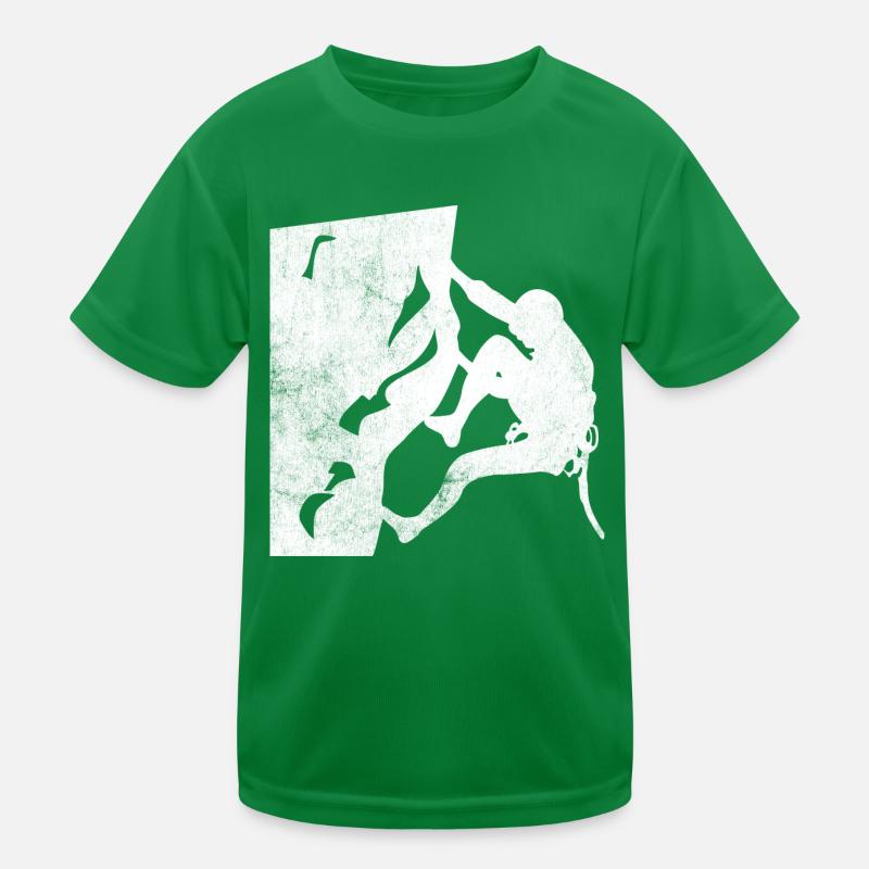 Klettern Kinder Funktions-T-Shirt