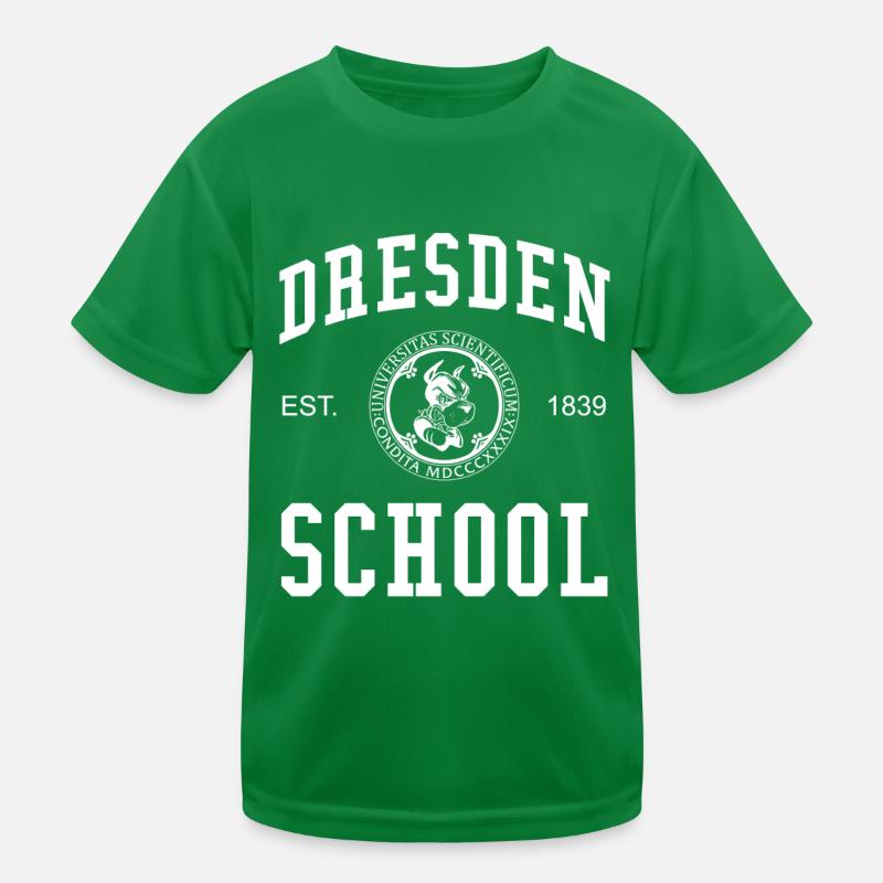 École de Dresde Université Schule Uni Universität T-shirt sport Enfant