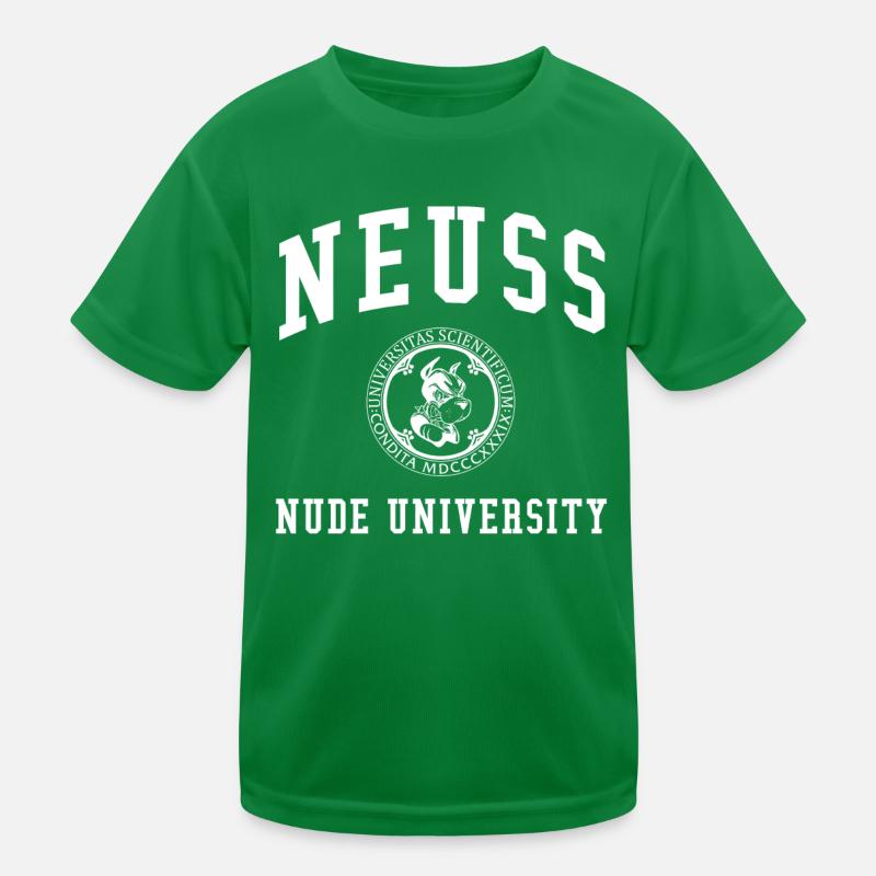 Neuss Nude University Universität Hochschule Uni Kids Functional T-Shirt