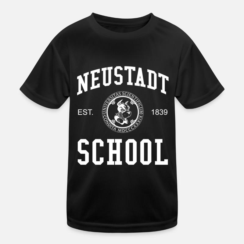Neustadt School University College School University T-shirt sport Enfant