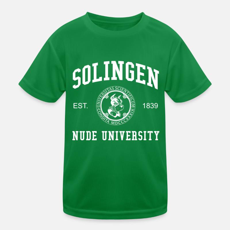 Solingen Nude University College Kids Functional T-Shirt