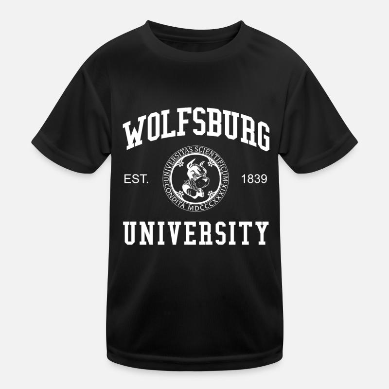 Wolfsburg University Universität Hochschule Uni Kids Functional T-Shirt