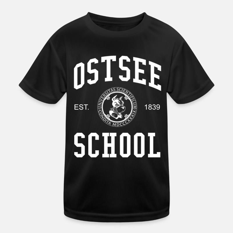 École Ostsee, Hochschule, Université Schule Uni T-shirt sport Enfant
