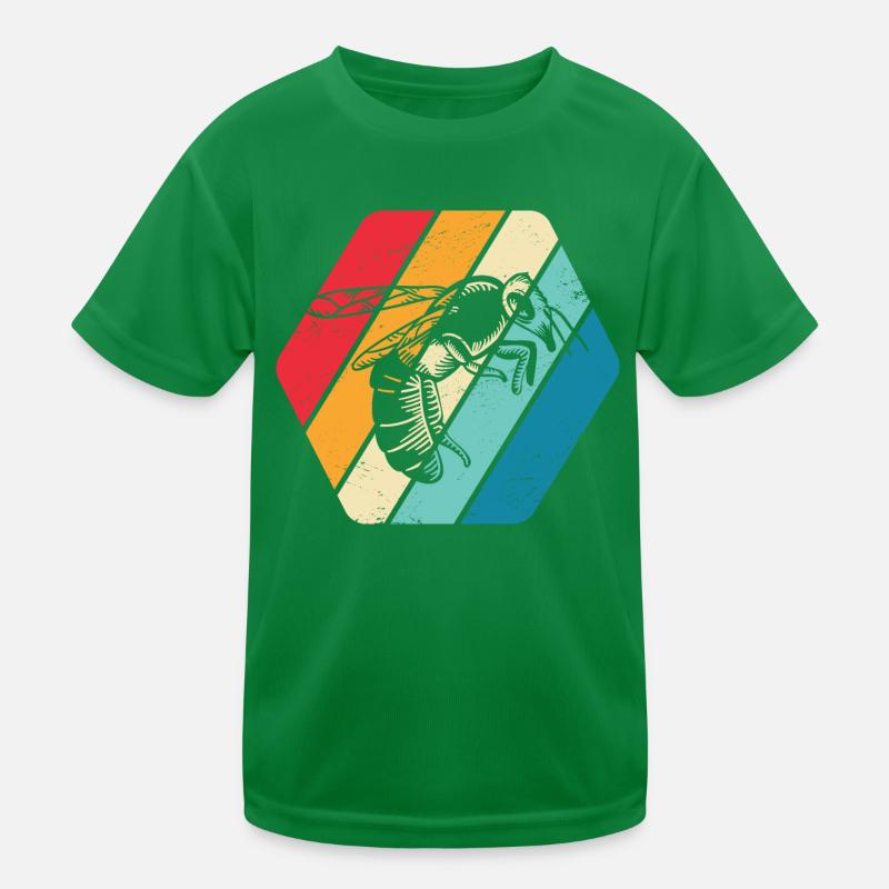 Hornet Wasp Insect Nature Retro Kids Functional T-Shirt