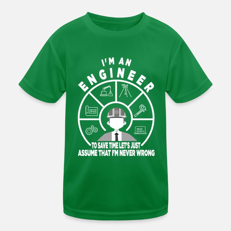 Engineer Profession Civil Engineer Civil Engineer Study Kids Functional T-Shirt