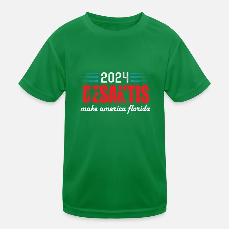 desantis make america florida Kids Functional T-Shirt
