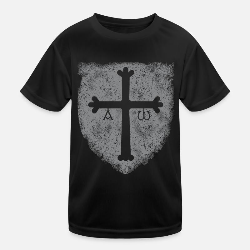 Asturies GRIS T-shirt sport Enfant