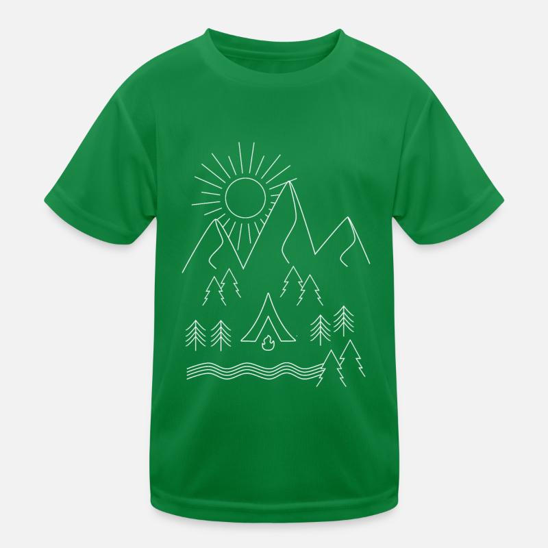 Camping T-shirt sport Enfant