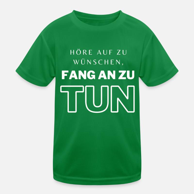 POSITIVE EINSTELLUNG MINDSET Motivation Kinder Funktions-T-Shirt
