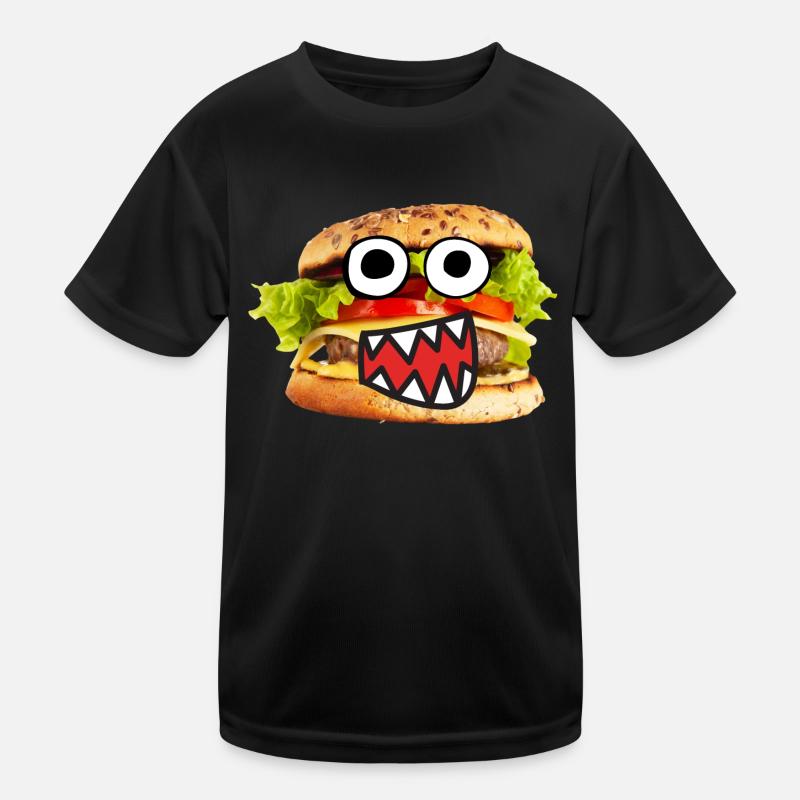 Hamburger T-shirt sport Enfant