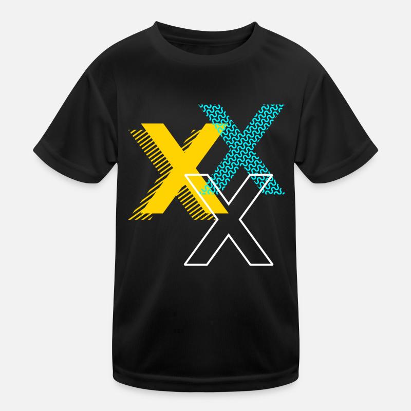 X Letter Kids Functional T-Shirt