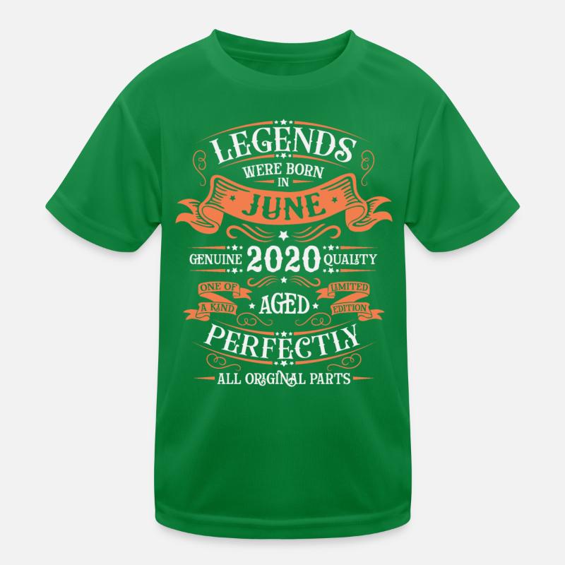 Geboren im Juni 2020 Kinder Funktions-T-Shirt