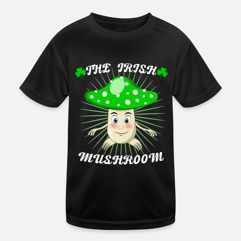Le champignon irlandais, drôle de conception de champignons T-shirt sport Enfant