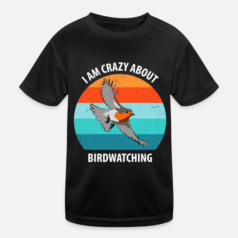 Bird Watching Bird Watching Birding Bird Kids Functional T-Shirt