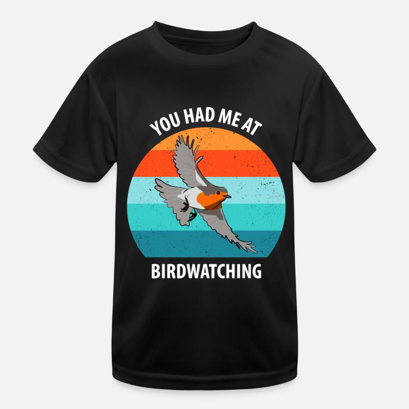 Bird Watching Bird Watching Birding Bird Kids Functional T-Shirt