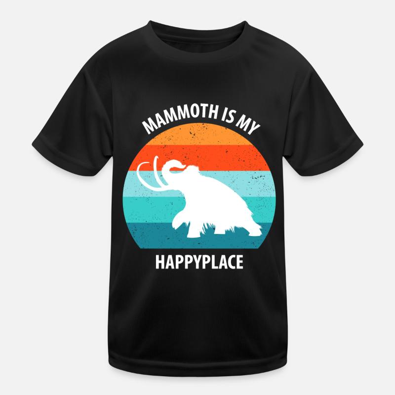 Drôle de mammouth de l’âge de pierre de l’âge de glace Design préhistorique T-shirt sport Enfant