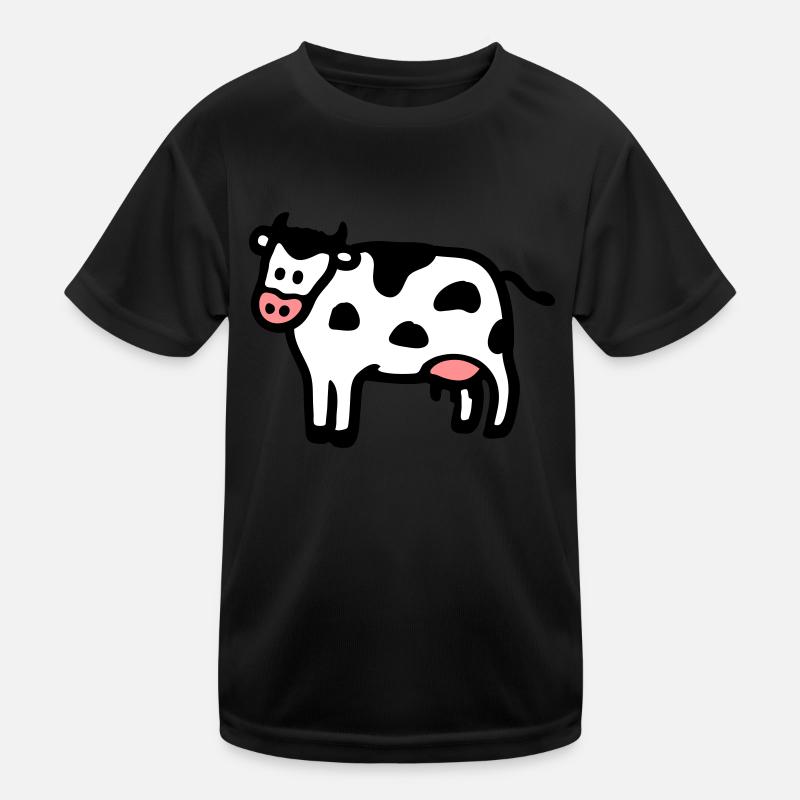 Cow 3 Kids Functional T-Shirt