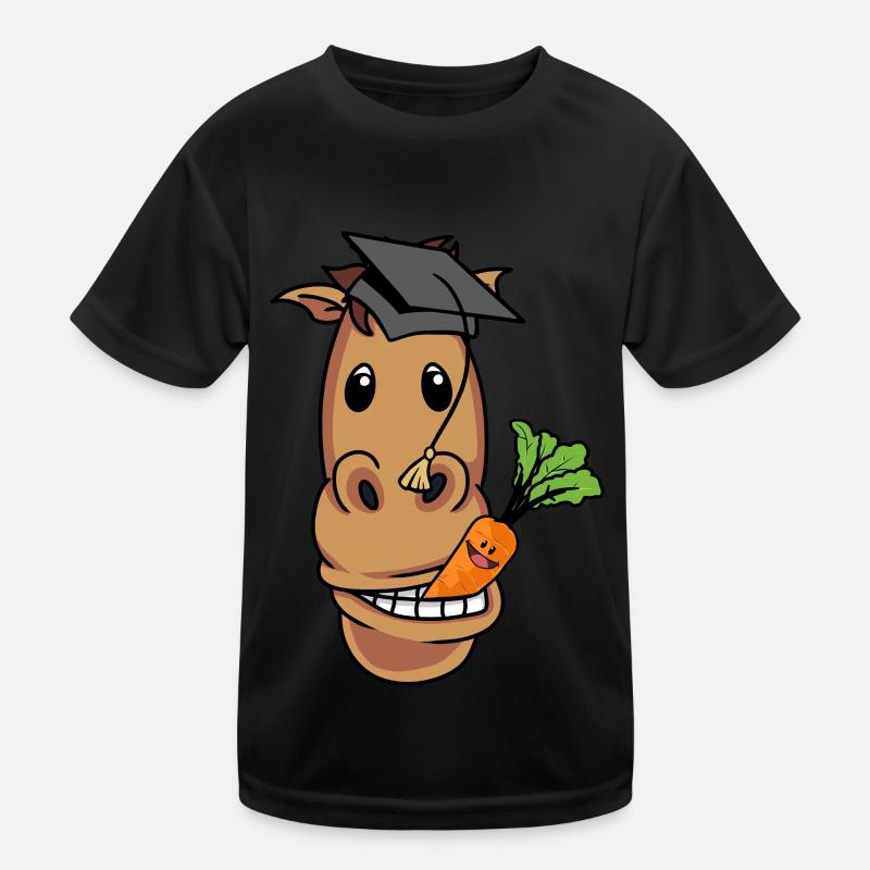 Studied horse Professor Study Uni Reiter Abi Kids Functional T-Shirt
