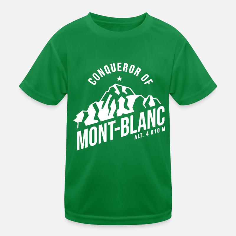 conquérant du Mont Blanc T-shirt sport Enfant