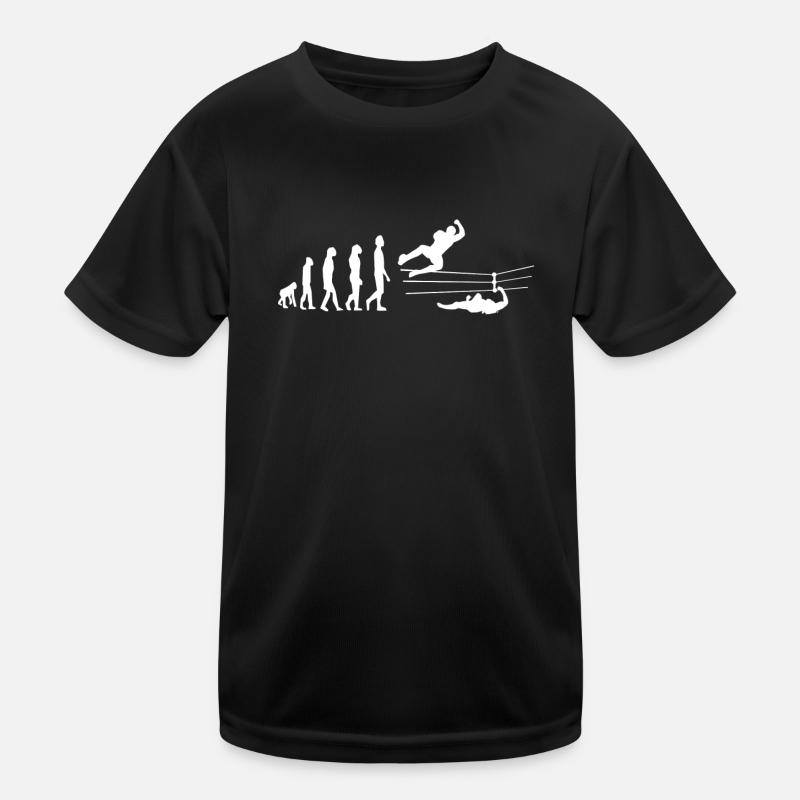 Wrestling Evolution Kids Functional T-Shirt