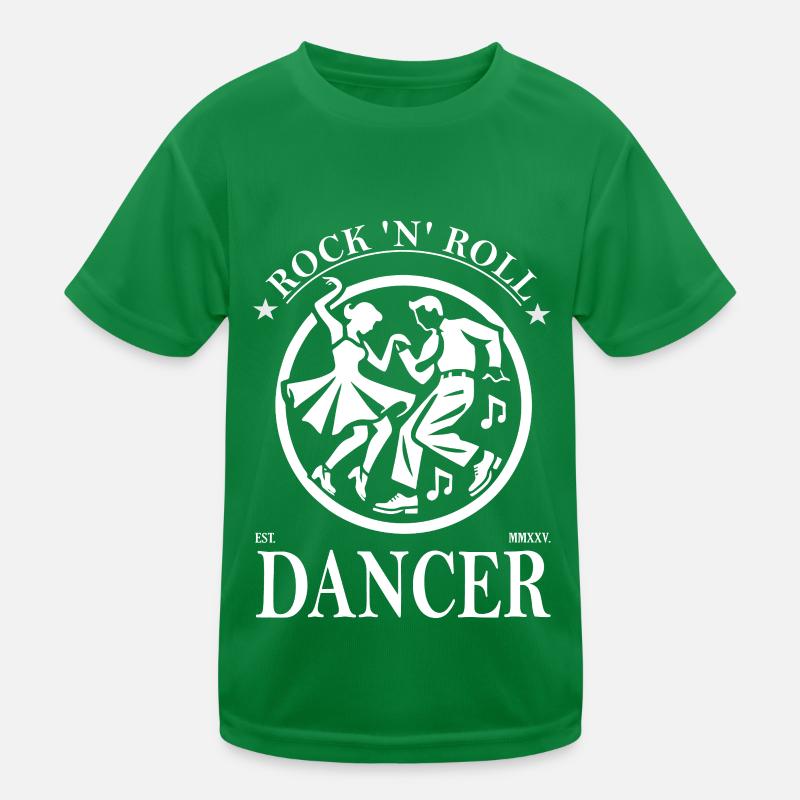 Rock’n’Roll Dancer Vintage Design Kinder Funktions-T-Shirt