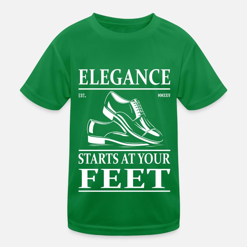 Patent Leather Shoes Design – Shiny and Elegant Kids Functional T-Shirt