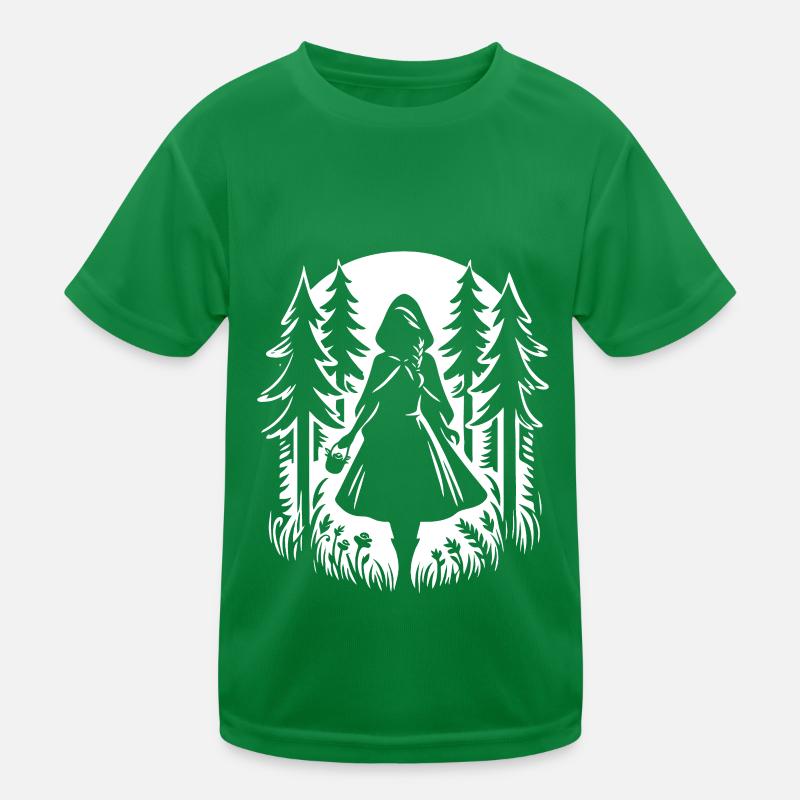 Cooles Rotkäppchen Design – Mutig & zeitlos Kinder Funktions-T-Shirt
