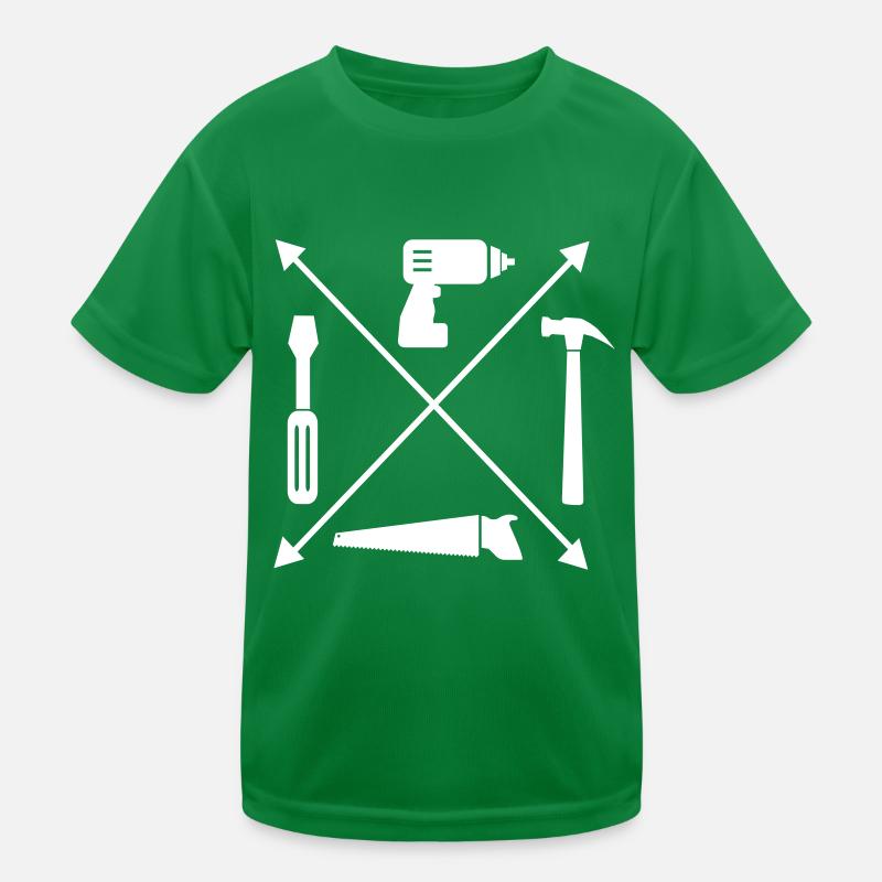 Handwerker Kinder Funktions-T-Shirt