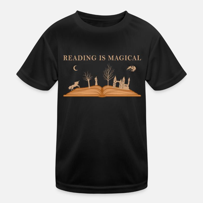 Lecture Is Magical I Conte de conte Livre De Leeratte Lire T-shirt sport Enfant