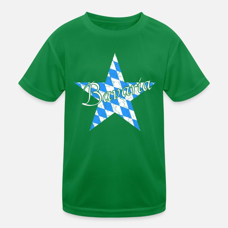 Bavaria Bayern Kinder Funktions-T-Shirt